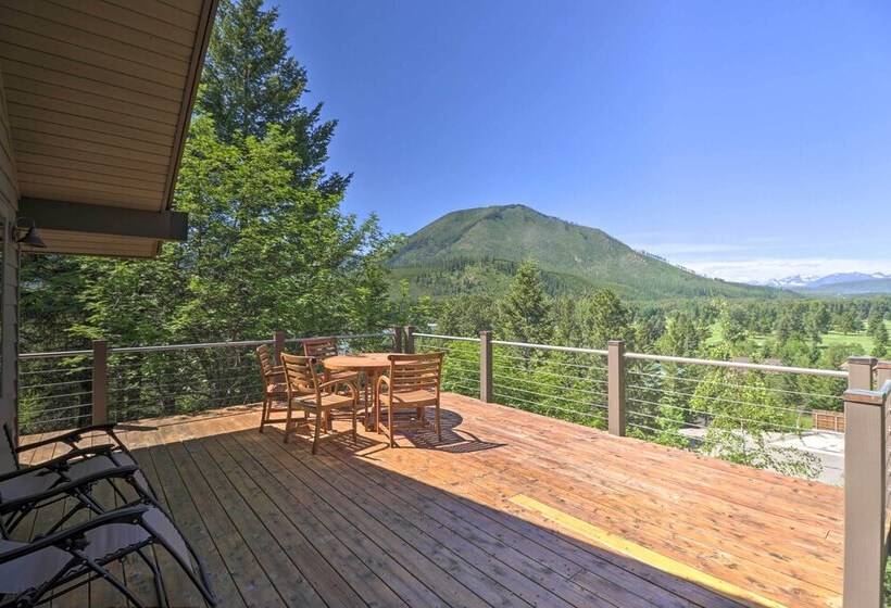 West Glacier Home W/ Majestic Mountain Views!