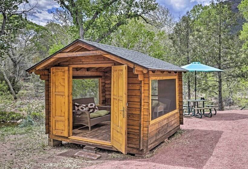 Tonto Nat L Forest Riverside Cabin!