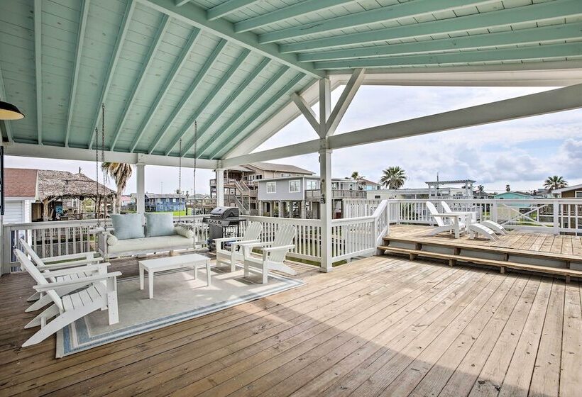 Waterfront Hitchcock Home W/ Spacious Deck!