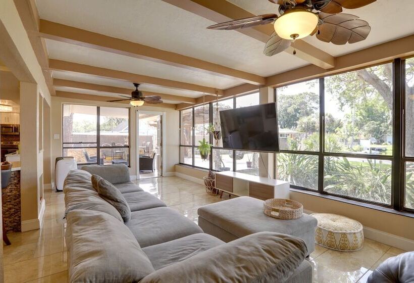 Waterfront Home W/ Game Room, 2 Miles To Beach!