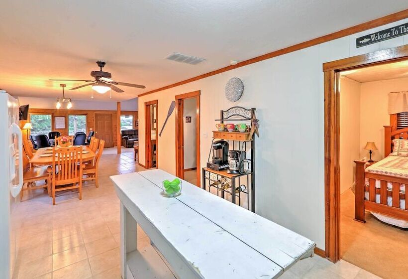 Waterfront Indian Lake House: Deck + Private Dock!