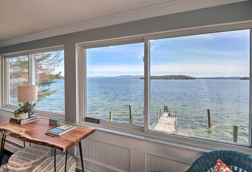 Winnipesaukee Lakefront Home With Dock & Views!