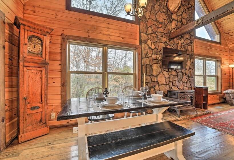 10 Mi To Dtwn Franklin: Cabin W/ Smoky Mtn View