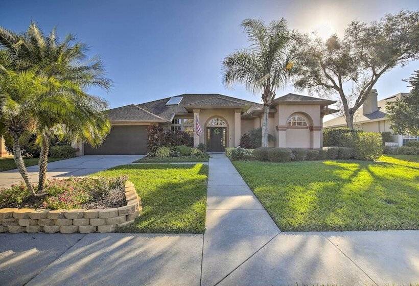 Bright & Sunny Riverview Oasis W/ Pool & Pond