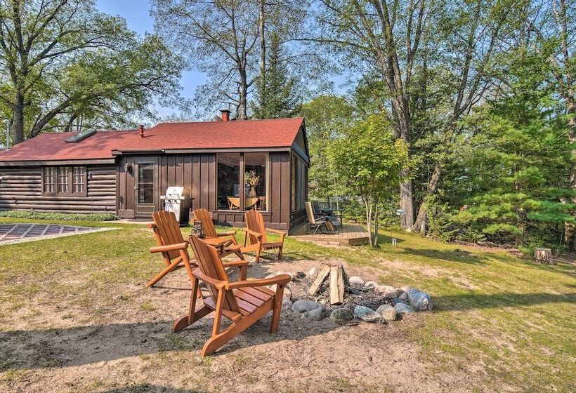 Cabin On Rush Lake W/ Tiki Bar, Grill & Kayaks!