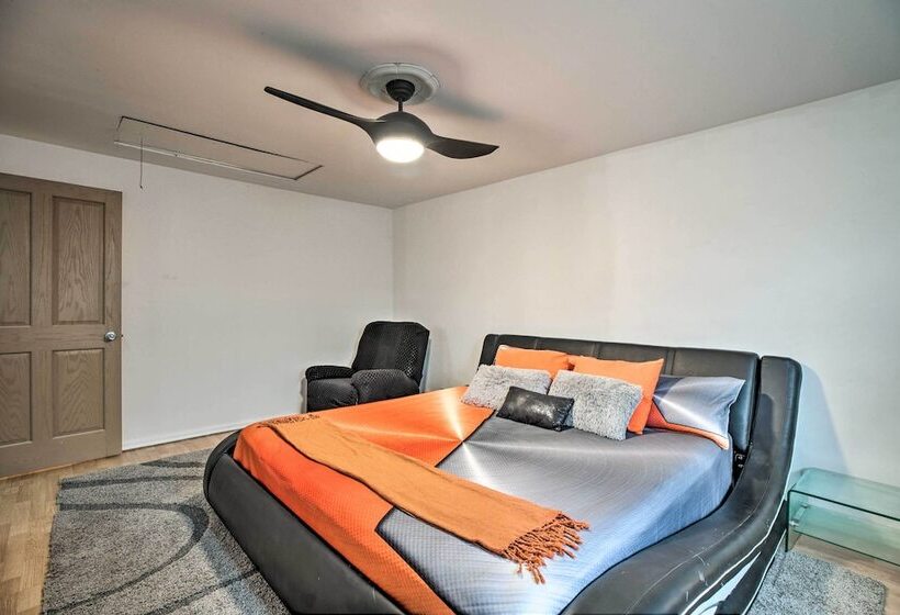 Sauk Village Ranch Home W/ Yard + Fireplace!