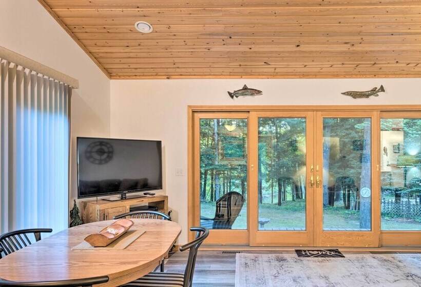 Charming Thompsonville Home W/ On Site River!