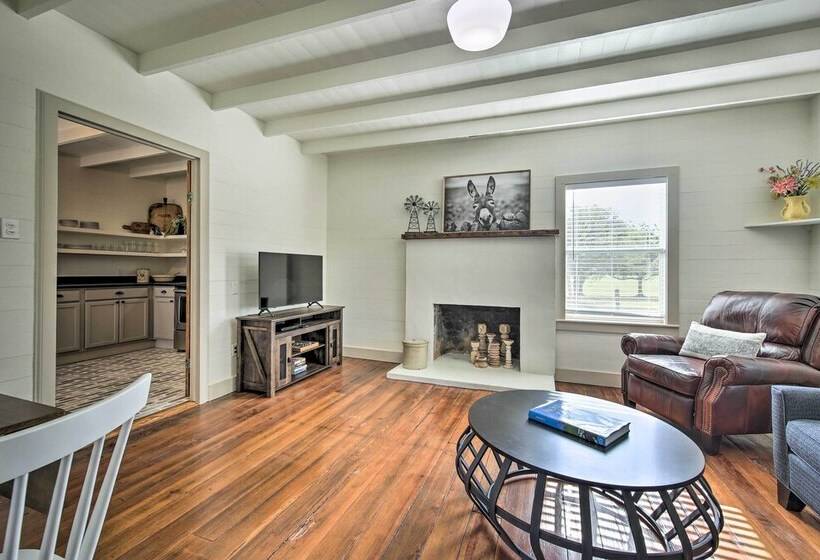 Peaceful Schulenburg Farmhouse W/ Fire Pit & Grill