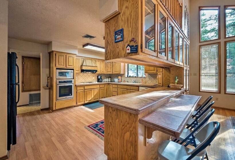 Cloudcroft Mtn Home W/ Patio, Walk To Golf Course!