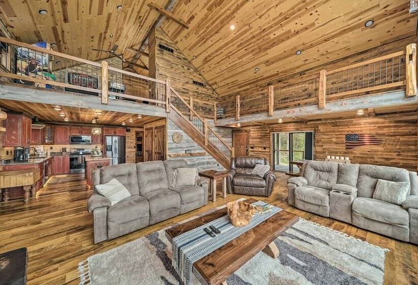Galena Cabin W/ Wraparound Porch & Game Room!