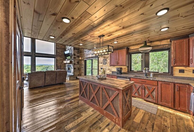 Galena Cabin W/ Wraparound Porch & Game Room!