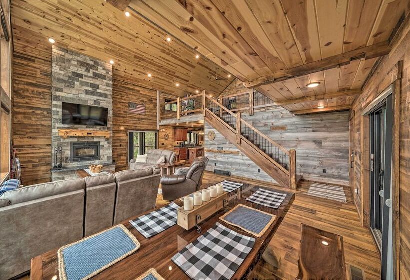 Galena Cabin W/ Wraparound Porch & Game Room!