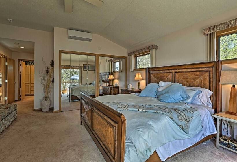 Airy Lake Ariel Home W/ Private Dock + Kayaks!