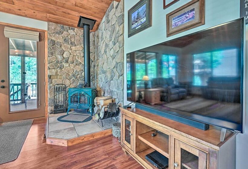 Bring A Pet: Happy Jack Cabin W/ Fire Pit!