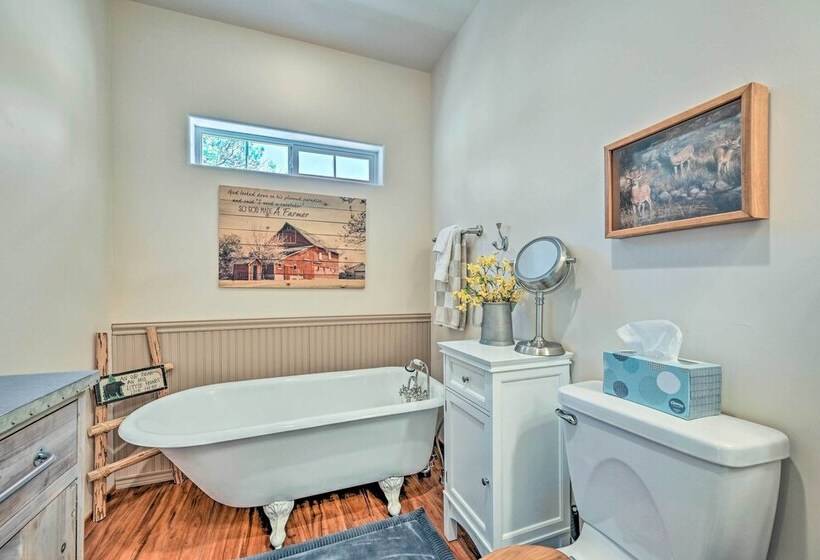 Bring A Pet: Happy Jack Cabin W/ Fire Pit!