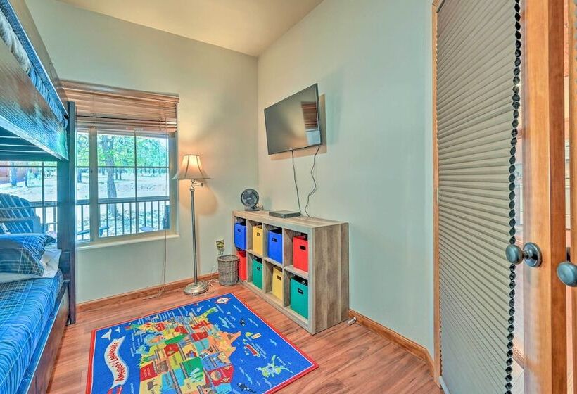 Bring A Pet: Happy Jack Cabin W/ Fire Pit!