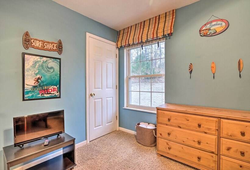 Deck & Fire Pit: Lake View Osage Beach Home!