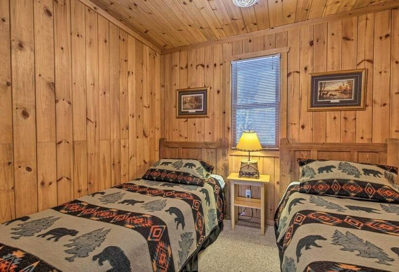 Lakefront Escape W/ Fishing Pier & Snowmobiling!
