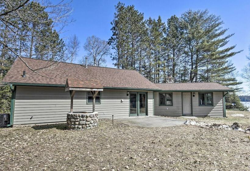 Lakefront Escape W/ Fishing Pier & Snowmobiling!