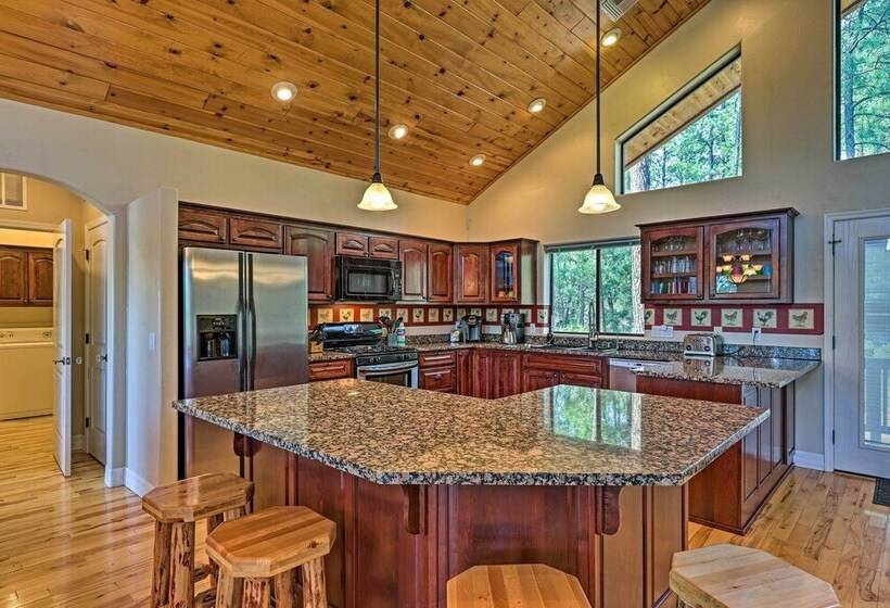 Serene Lakeside Cabin W/ Decks + Edler Lake Views!