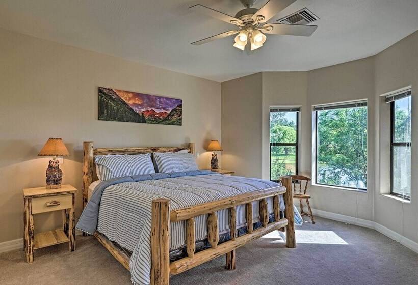 Serene Lakeside Cabin W/ Decks + Edler Lake Views!