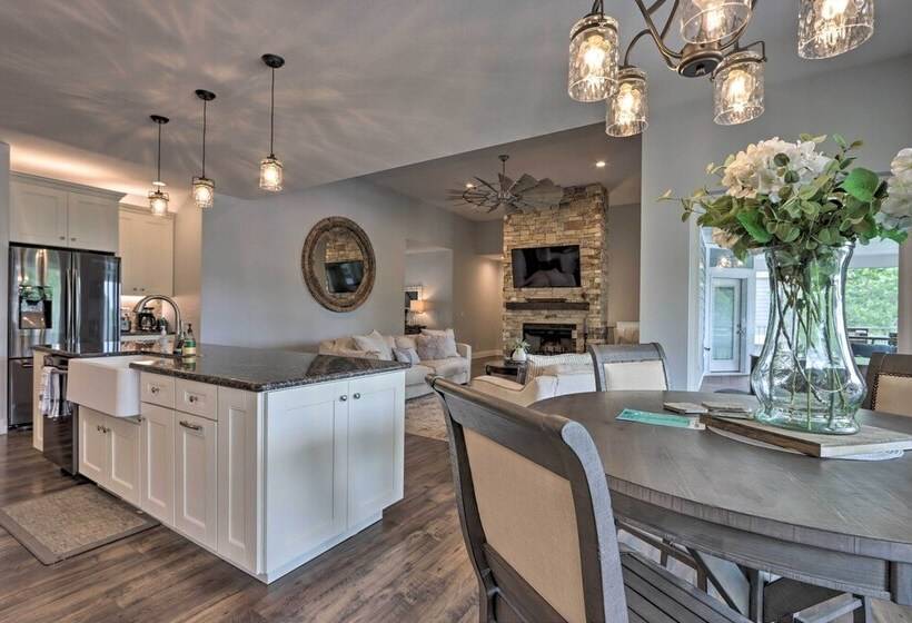 Boat Dock & Fire Pit: Luxe Osage Beach Lake House!