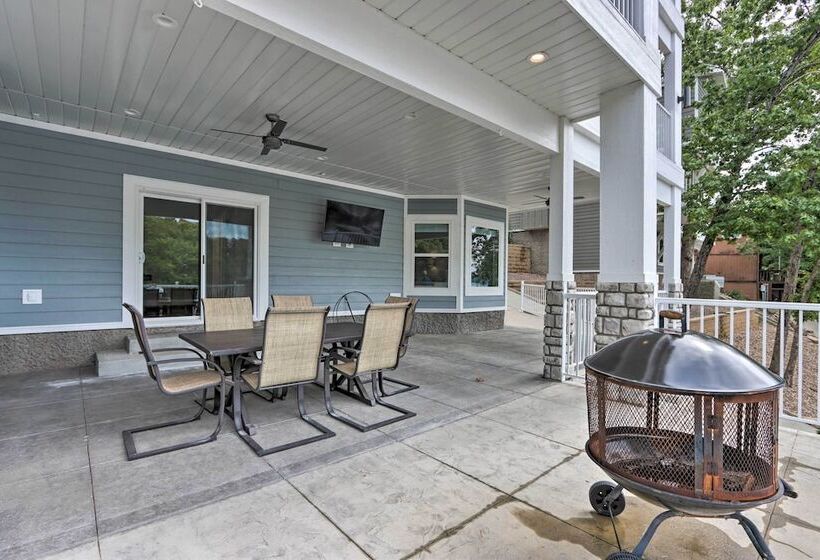 Boat Dock & Fire Pit: Luxe Osage Beach Lake House!