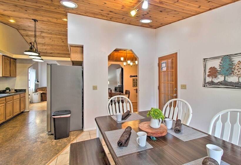 Modern Pinetop Cabin W/ Game Area, Deck + Fire Pit