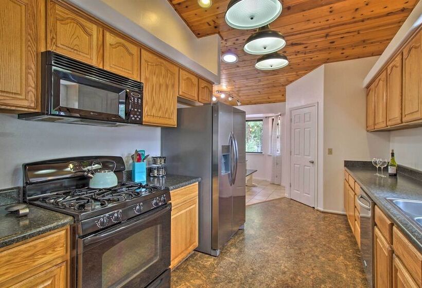 Modern Pinetop Cabin W/ Game Area, Deck + Fire Pit