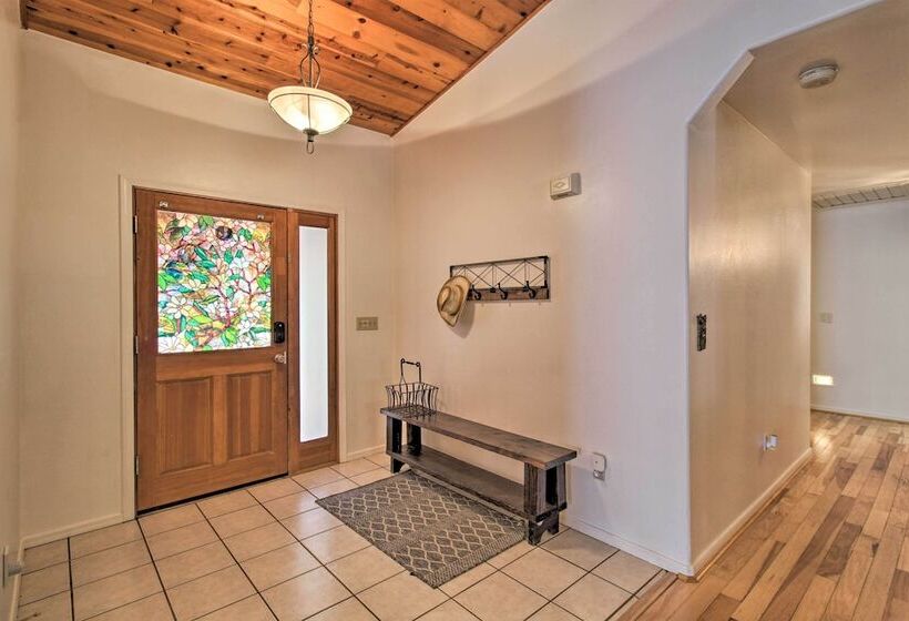 Modern Pinetop Cabin W/ Game Area, Deck + Fire Pit