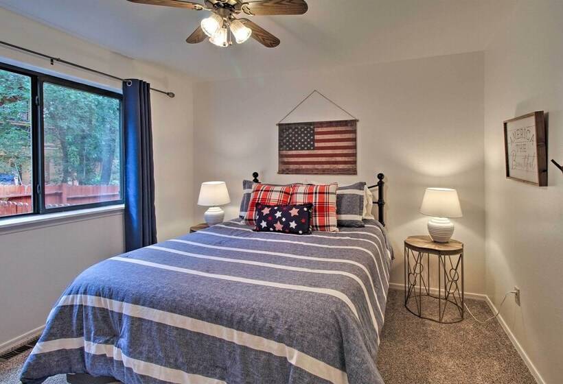 Modern Pinetop Cabin W/ Game Area, Deck + Fire Pit