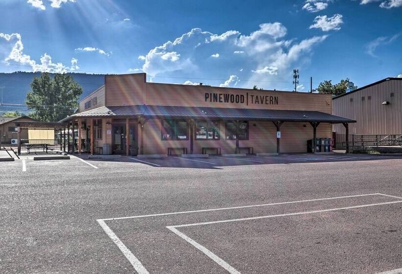 Modern Strawberry Cabin W/ Hammock, Deck, Fire Pit