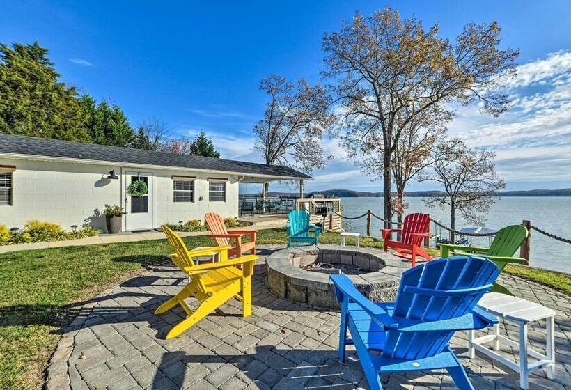 New Concord Lake House W/ Dock + Boat Slip!