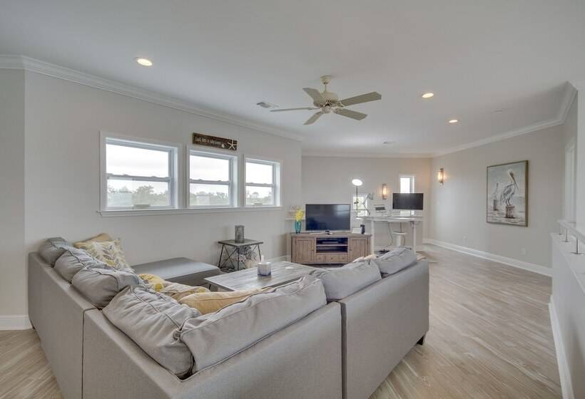 Ocean Springs  Magnolia Beach House  On Pvt Beach!