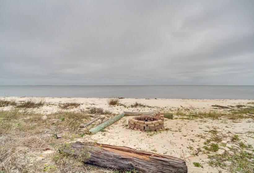 Ocean Springs  Magnolia Beach House  On Pvt Beach!