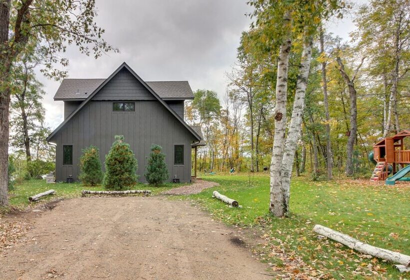 Pequot Lakes Retreat W/ Beach + Fire Pit!