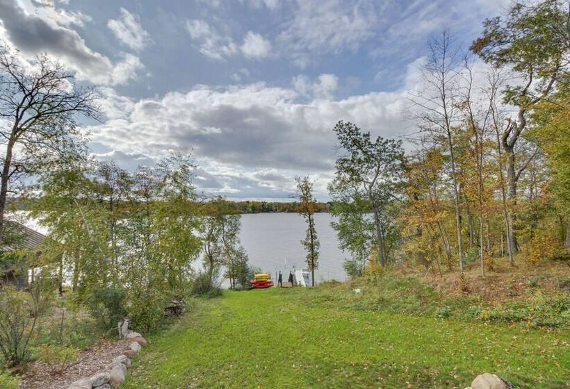 Pequot Lakes Retreat W/ Beach + Fire Pit!