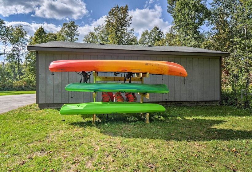 Riverfront Traverse City Cabin Near Snowmobiling!