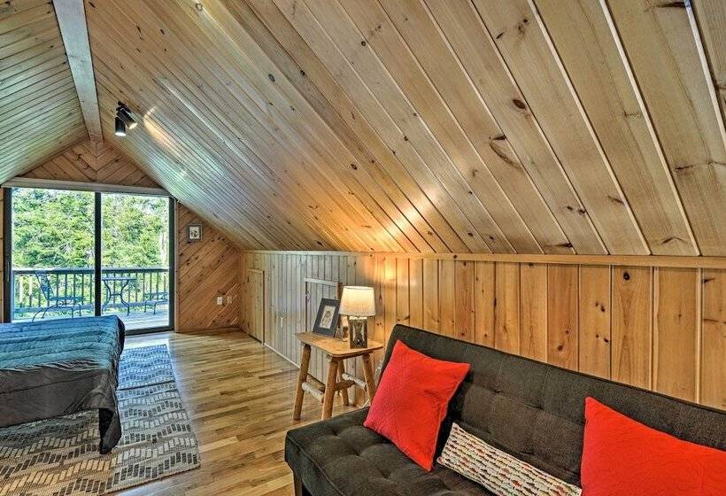 Riverfront Traverse City Cabin Near Snowmobiling!
