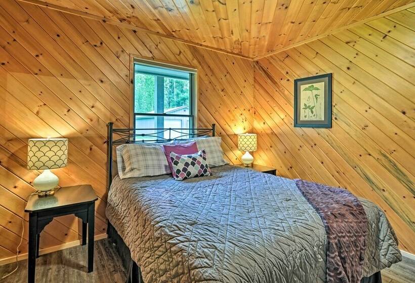 Riverfront Traverse City Cabin Near Snowmobiling!