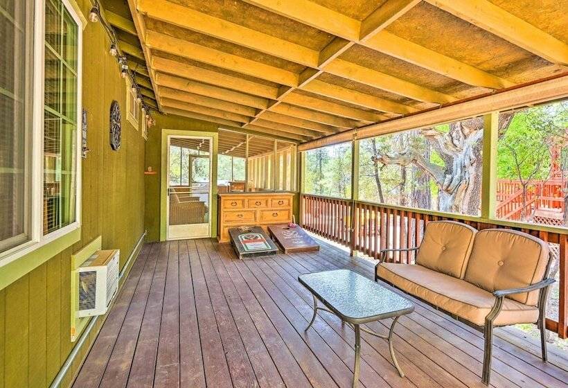 Near Hiking Trails: Woodsy Pine Cabin W/ Fire Pit