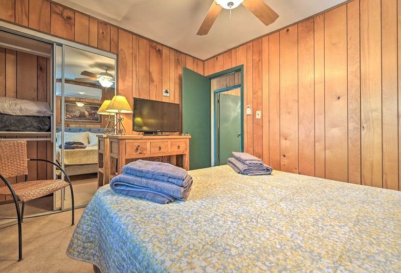 Near Hiking Trails: Woodsy Pine Cabin W/ Fire Pit