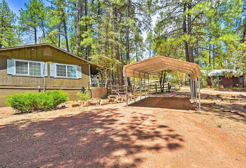 Near Hiking Trails: Woodsy Pine Cabin W/ Fire Pit
