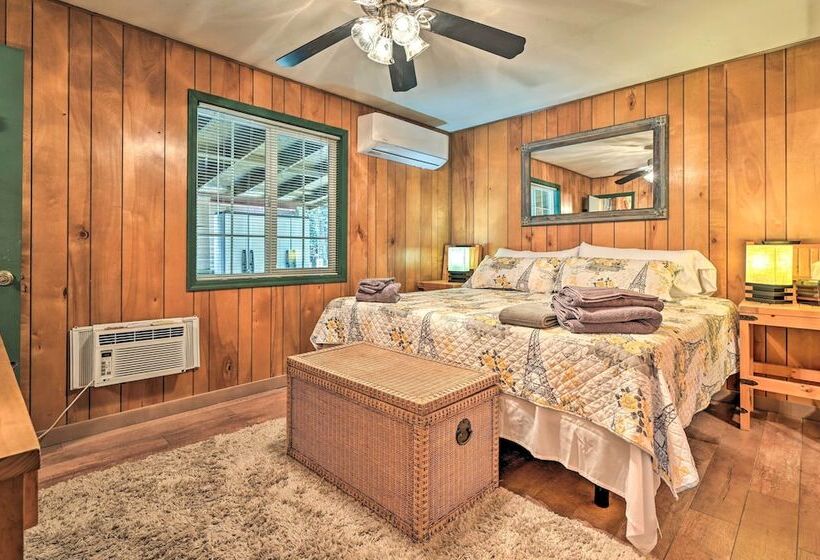 Near Hiking Trails: Woodsy Pine Cabin W/ Fire Pit