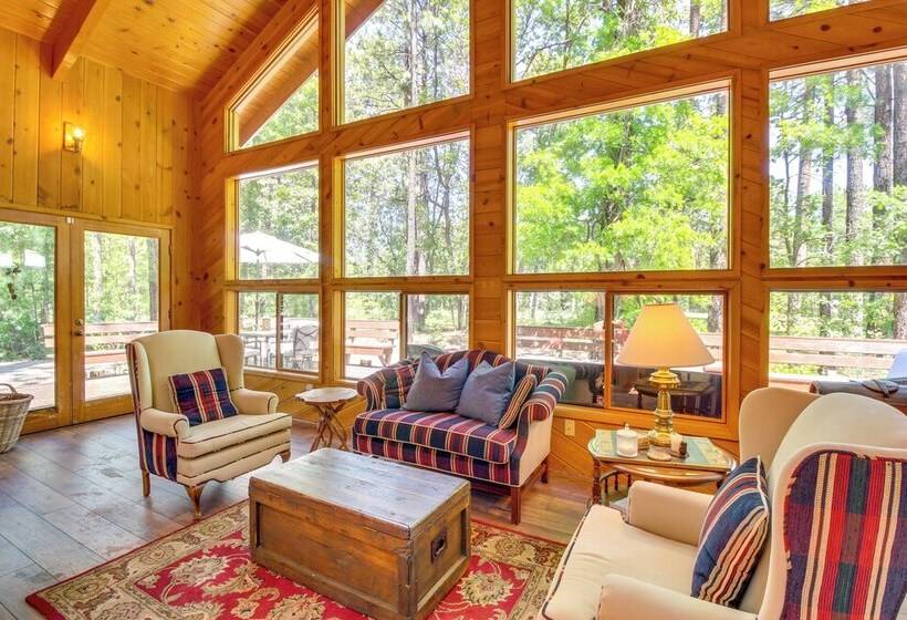 Pinetop Cabin W/ Golf Course Patio On 8th Green!
