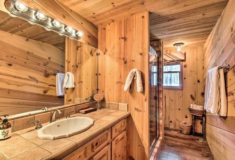 Pinetop Cabin W/ Golf Course Patio On 8th Green!