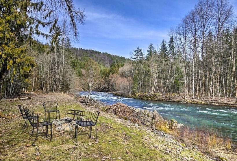 Remote Escape: Riverside Home W/ Scenic Views