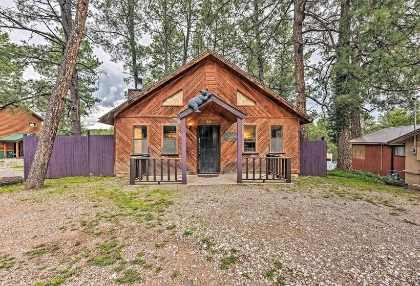 Ruidoso Cabin W/ Deck & Grill   Walk To Town!