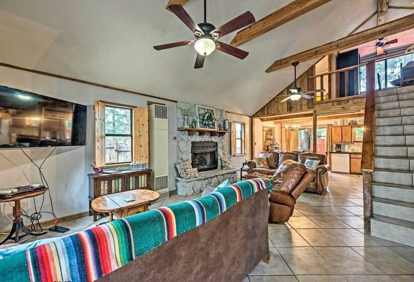 Ruidoso Cabin W/ Deck & Grill   Walk To Town!