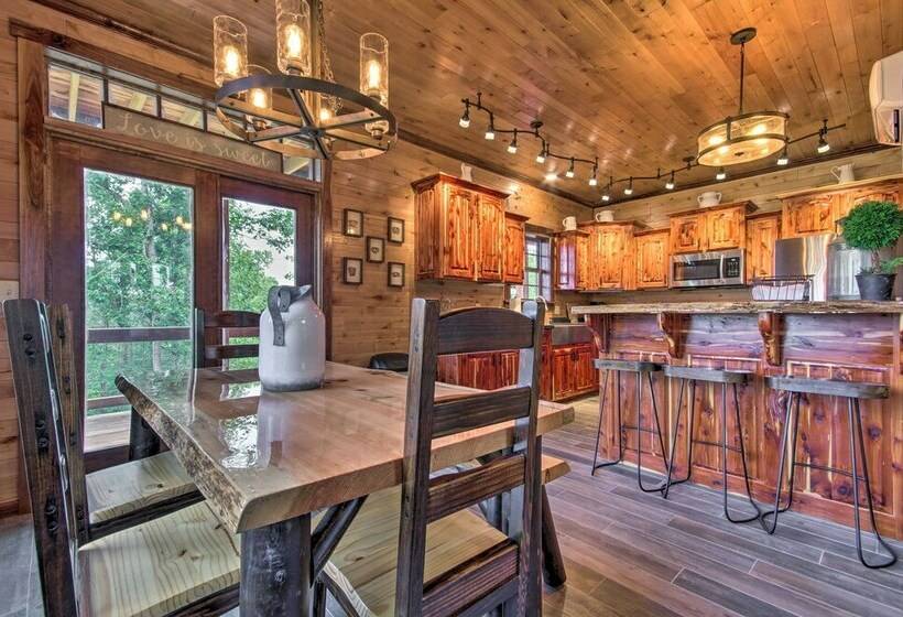 Secluded Log Cabin With Decks, Views & Lake Access